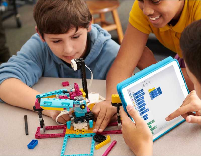 playing with lego