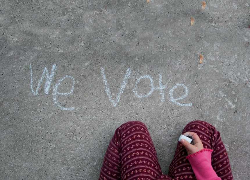 We Vote in Chalk